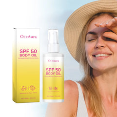 OceAura 90ml Body Oil Sunscreen Matte Sunblock Uv Rays Protective Sun Drops