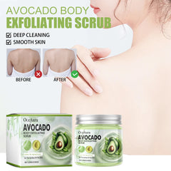 OCEAURA 100g Avocado Body Scrub Creams Moisturizing Exfoliating Face Back