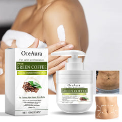 OceAura Green Coffee Bean Firming Body Cream Moisten the Skin Cream Caffeine
