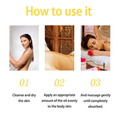 OceAura 4oz Mango Body Care Oil Moisturizes, Hydrates, Relieves Fatigue