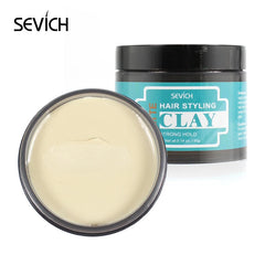 Sevich 100g Hair Brushed Clay For Men Strong Hold Hairstyle Finished Hair Styling