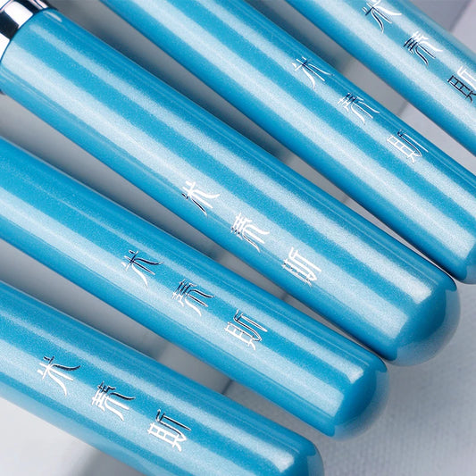MyDestiny Blue Iris 13pcs Makeup Brush Set&Kit Super Soft Fiber High Quality