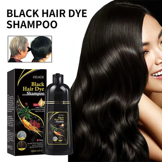 100ML Magic Natural Herbal Hair Dye Shampoo 3 in 1 Hair Color Shampoo for