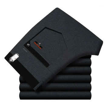 Men's Suit Pants High Quality Summer Men Dress Pants Straight Business Mens