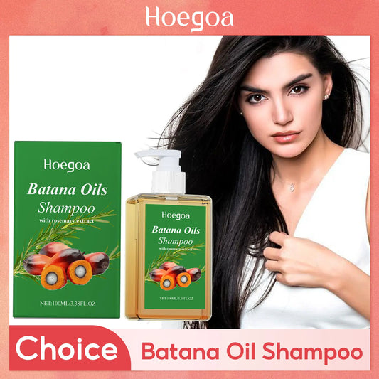 Batana Oil Shampoo Hair Strengthens Anti Loss Restore Damaged Split Hair