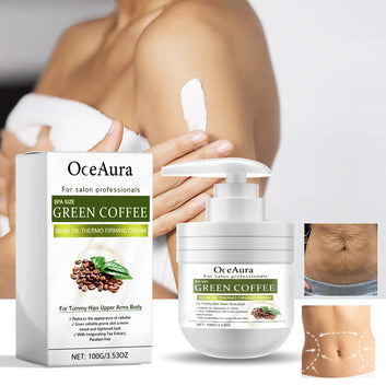 OceAura Green Coffee Bean Firming Body Cream Moisten the Skin Cream Caffeine