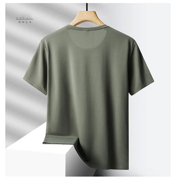 Quick Dry Sport Fashion T Shirt Men'S Sleeves Summer Casual Black Green