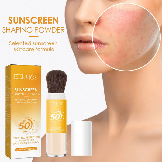 Spf50 Sunscreen Loose Powder Sunblock Skin Protective Waterproof Invisible Pore