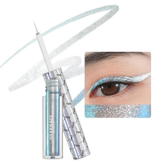 CHARMACY New Color Duochrome Glitter Liquid Eyeliner Waterproof Long-lasting