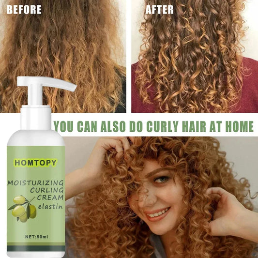 Natural Curl Hair Cream for Curly Hair Styling Curling Moisture Lotion Anti Frizzy
