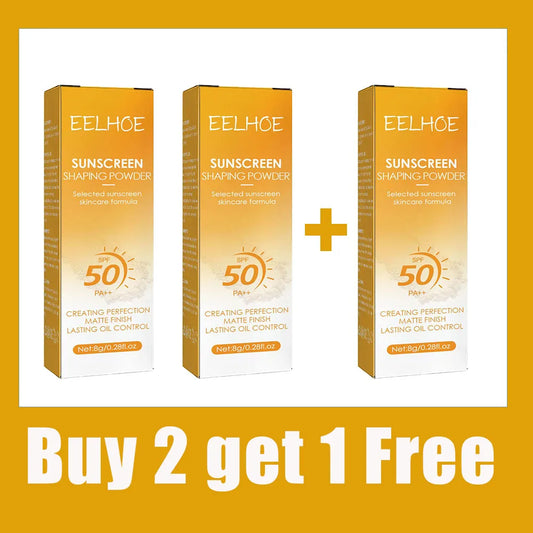 Spf50 Sunscreen Loose Powder Sunblock Skin Protective Waterproof Invisible Pore