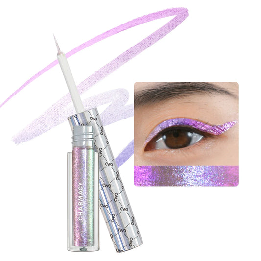 CHARMACY New Color Duochrome Glitter Liquid Eyeliner Waterproof Long-lasting