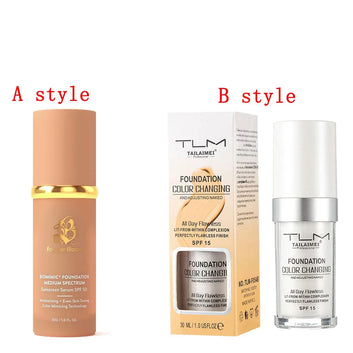 4 In 1 Bionic Color Changing Concealer Foundation Moisturizing Lightweight