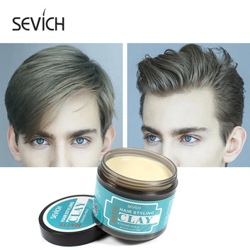 Sevich 100g Hair Brushed Clay For Men Strong Hold Hairstyle Finished Hair Styling