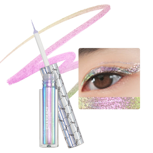 CHARMACY New Color Duochrome Glitter Liquid Eyeliner Waterproof Long-lasting