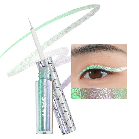CHARMACY New Color Duochrome Glitter Liquid Eyeliner Waterproof Long-lasting
