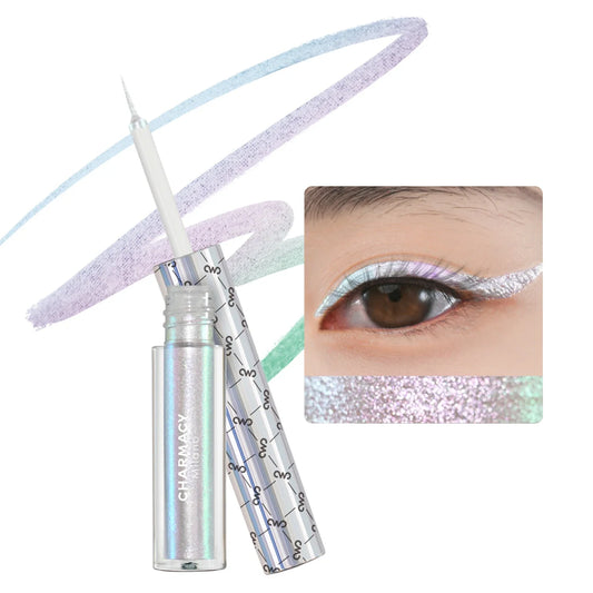 CHARMACY New Color Duochrome Glitter Liquid Eyeliner Waterproof Long-lasting