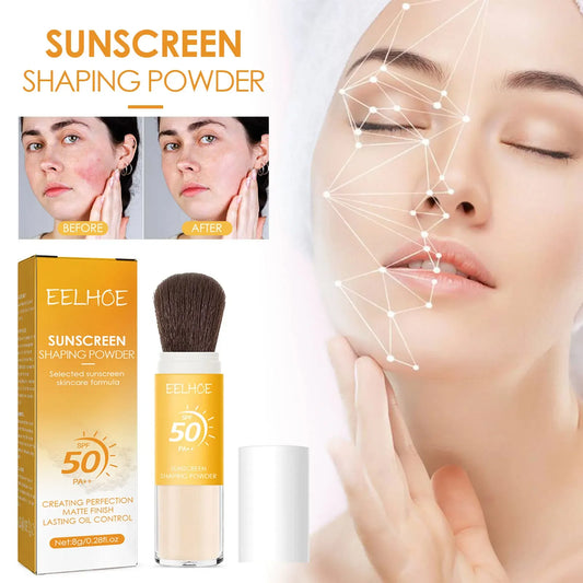 Spf50 Sunscreen Loose Powder Sunblock Skin Protective Waterproof Invisible Pore
